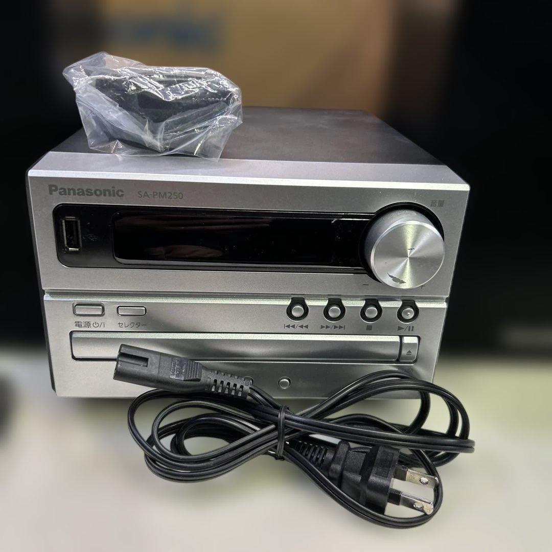 7438 Panasonic CDステレオシステム SC-PM250-S