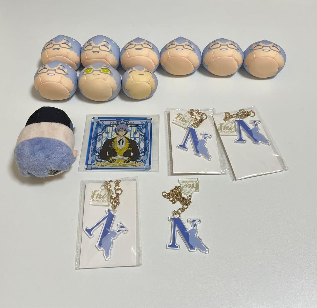 芹沢尚　Free! ネームバッジ　コースターおまんじゅう　アクスタ　dayoff