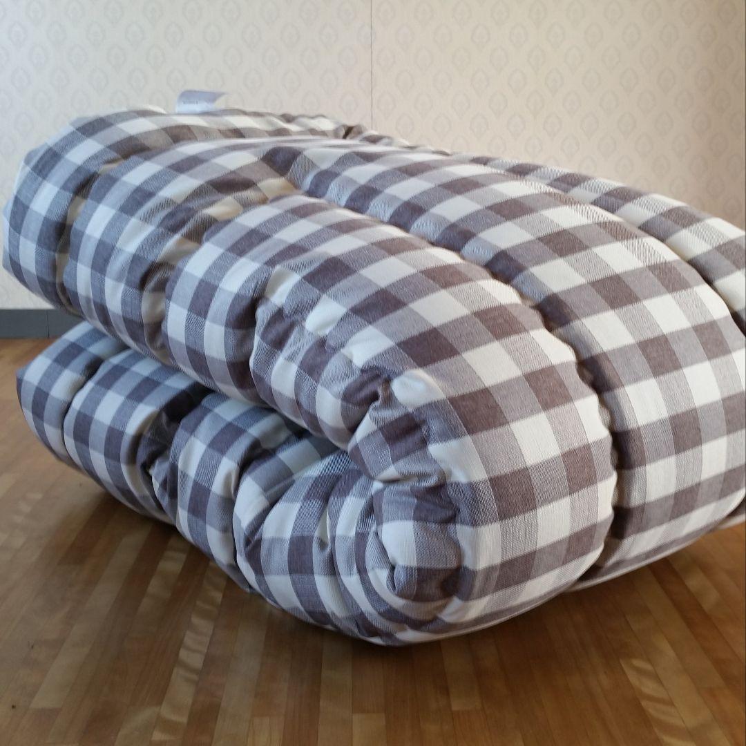 超撥水加工 厚手 生地 こたつ布団 正方形 ブラウン 清潔 安心 日本製BRT①