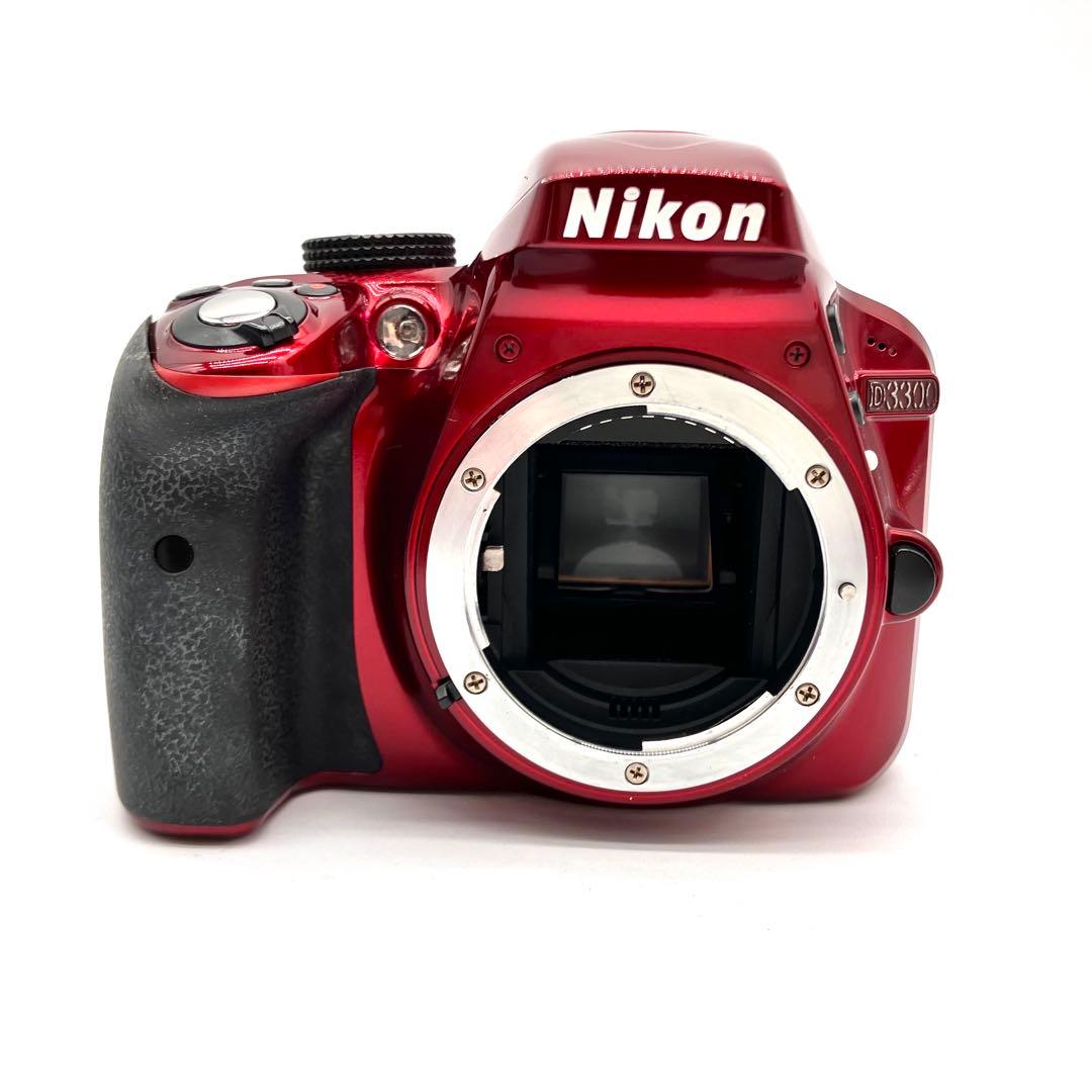 Nikon D3300 レッド　18-55mmレンズキット