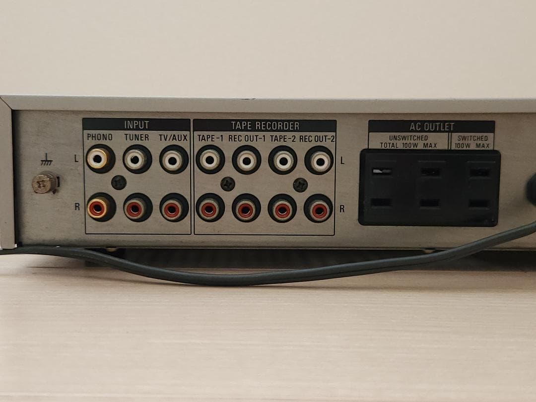 SONY プリメインアンプ TA-F55 動作確認