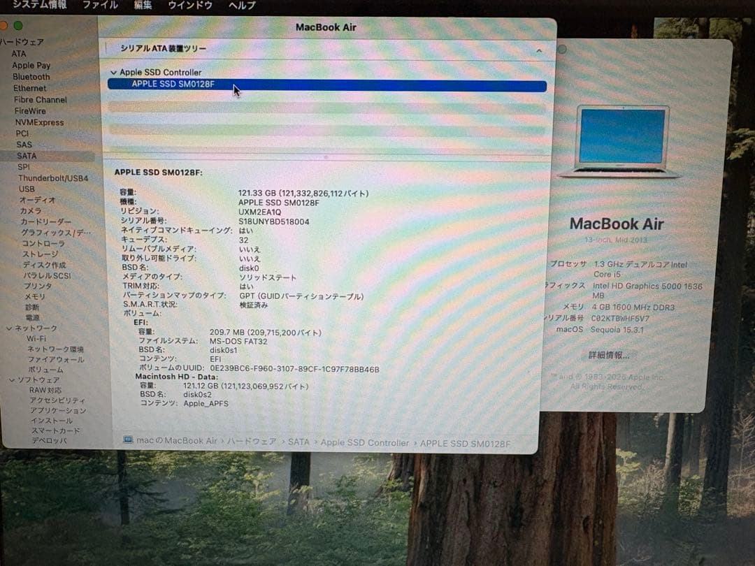 MacBook Air A1466（2014年）
