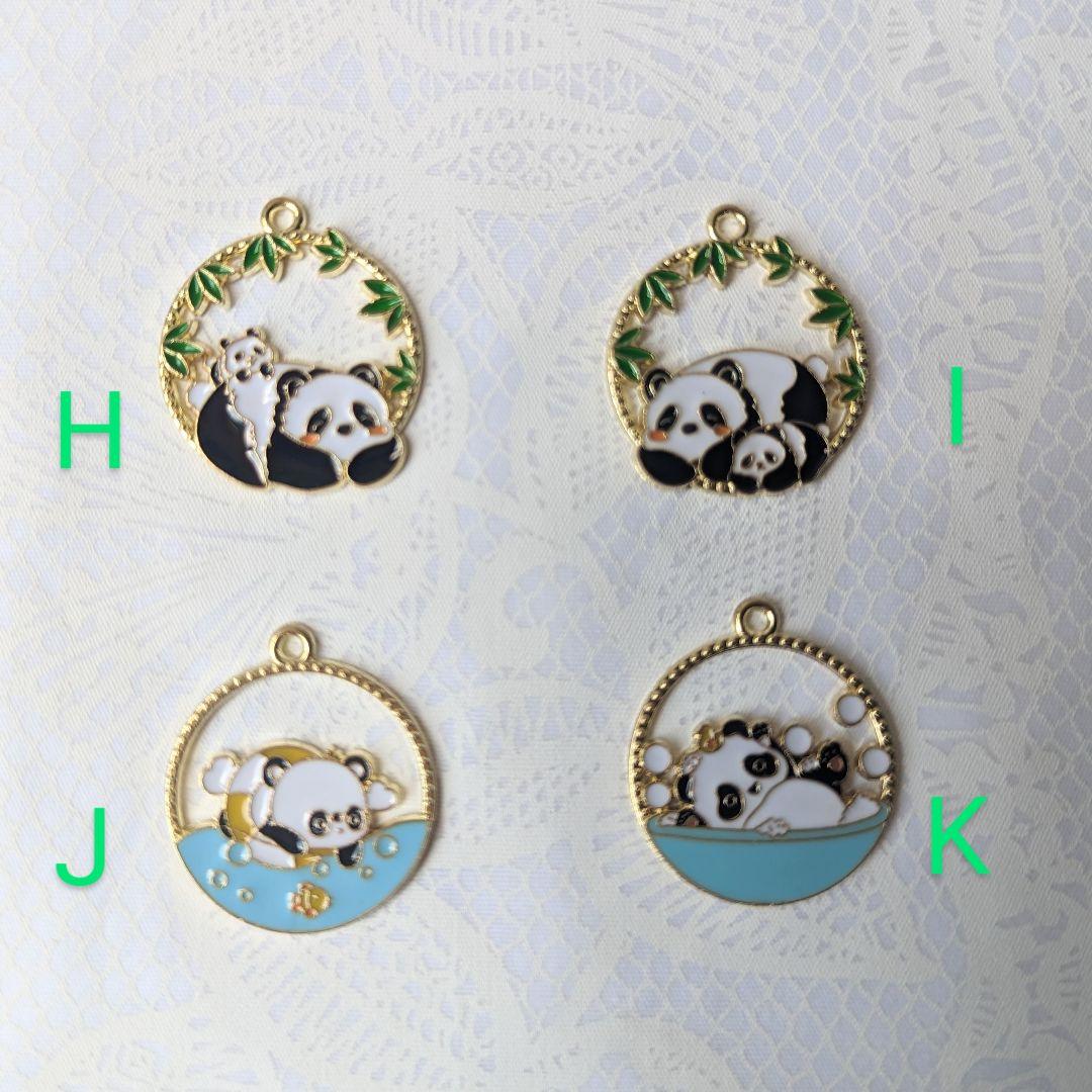 シャンシャン様♡ご確認用　おでシャン パンダ柄A Pink お耳りんご