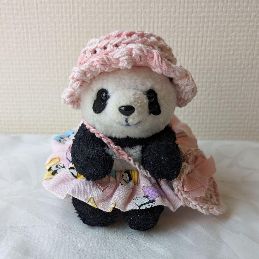 シャンシャン様♡ご確認用　おでシャン パンダ柄A Pink お耳りんご