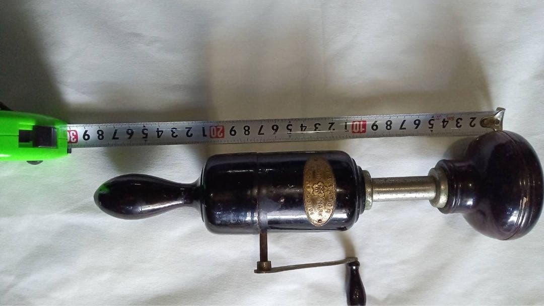 大正時代 マッサージ機 電動 手動 聴診器 アンティーク 3点セット