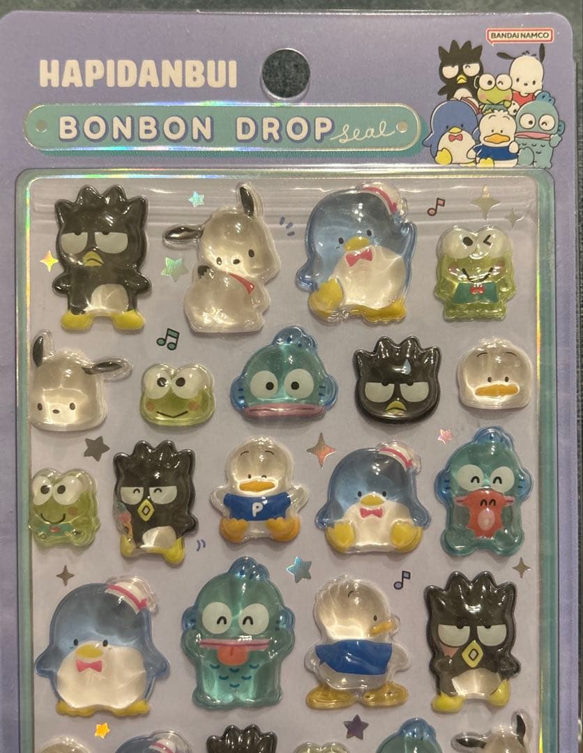 はぴだんぶい　第一弾　ボンボンドロップシール　正規品