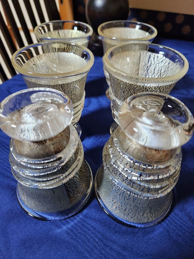 作家物手作りグラス６個