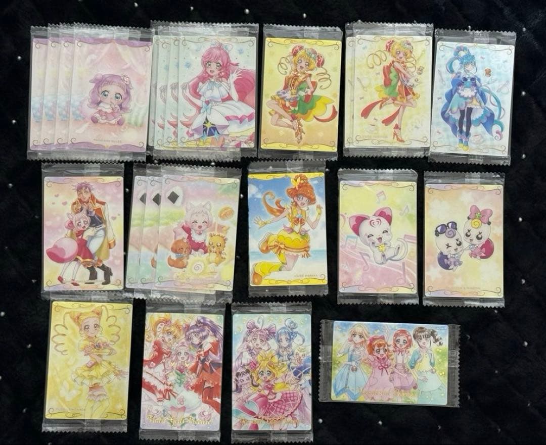 プリキュアウエハース 第2弾〜12弾 キラキラカード まとめ売り242枚