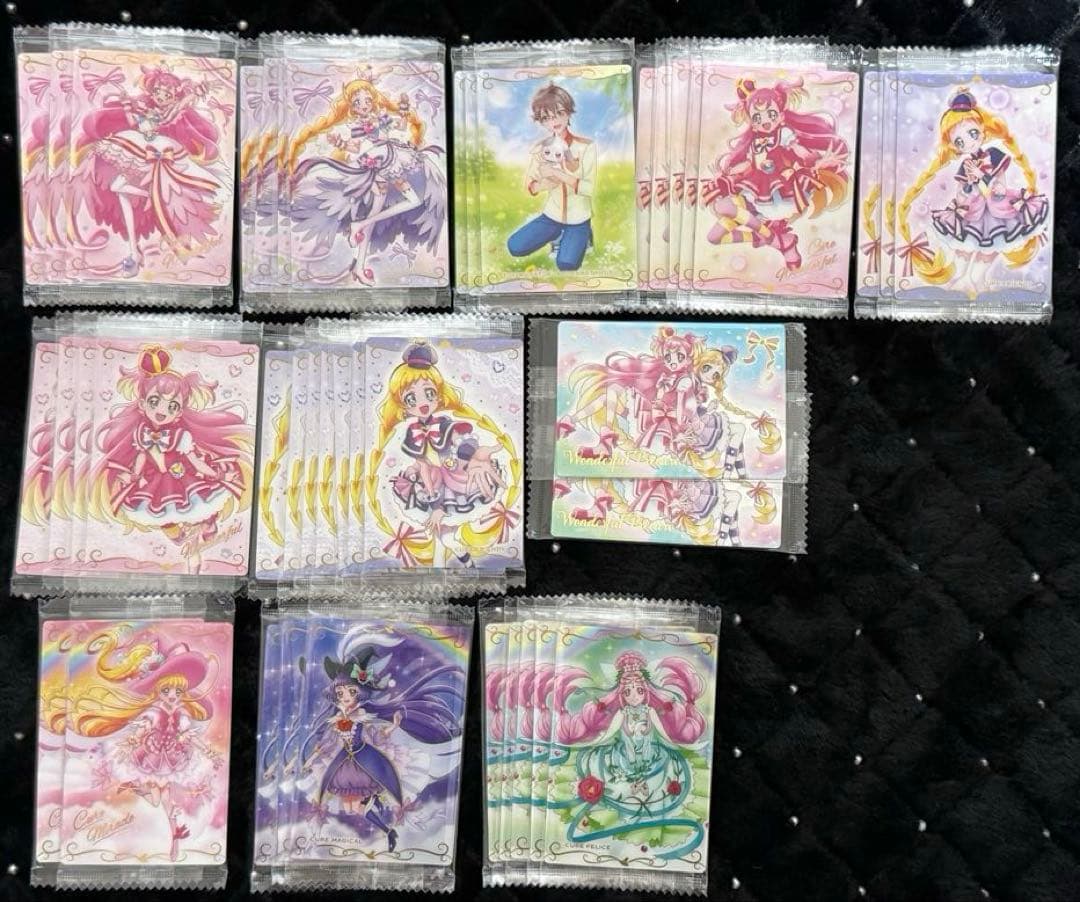 プリキュアウエハース 第2弾〜12弾 キラキラカード まとめ売り242枚