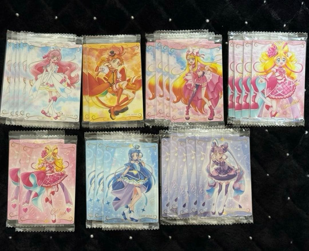 プリキュアウエハース 第2弾〜12弾 キラキラカード まとめ売り242枚