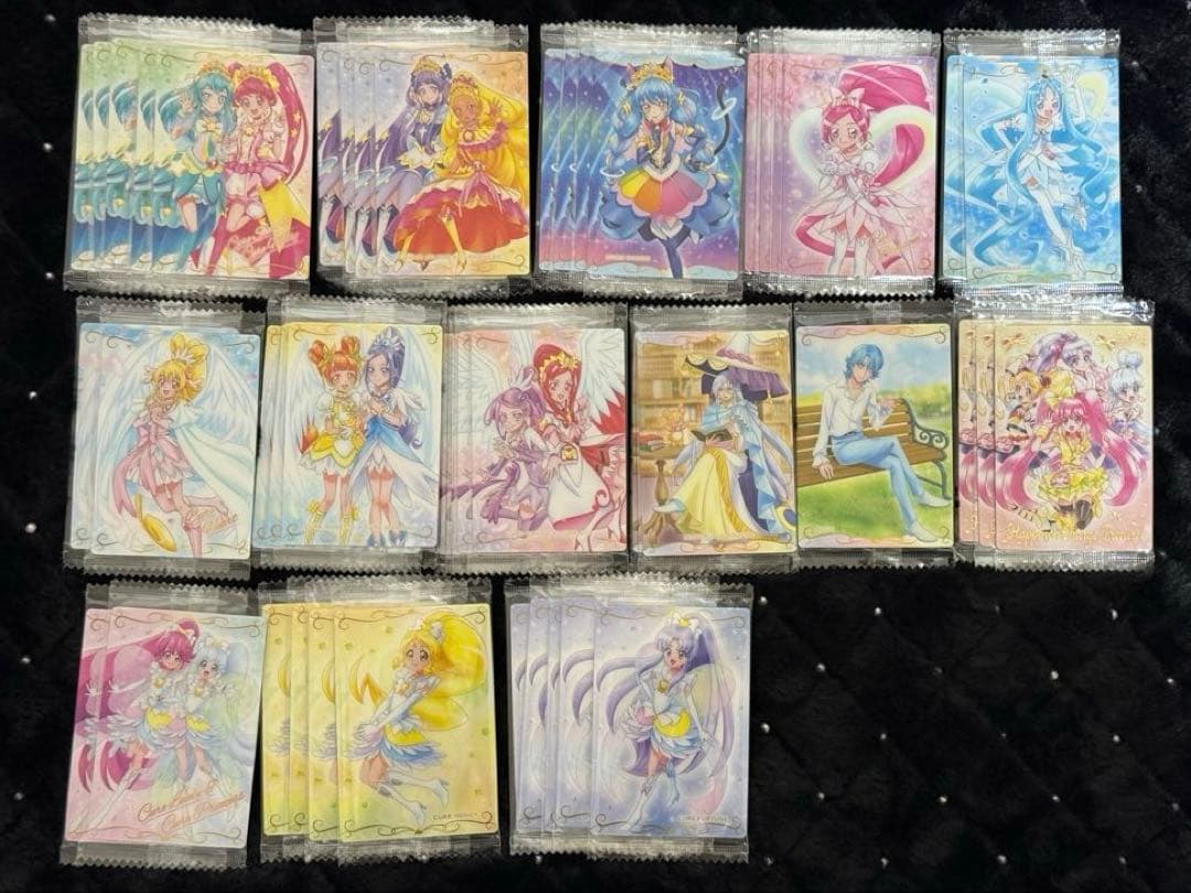 プリキュアウエハース 第2弾〜12弾 キラキラカード まとめ売り242枚