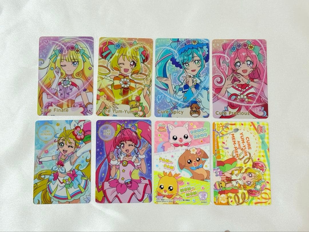 プリキュアウエハース 第2弾〜12弾 キラキラカード まとめ売り242枚