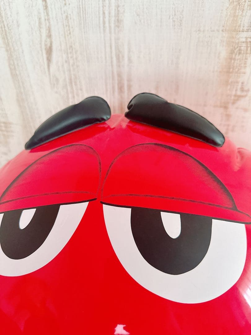 エムアンドエムズ！m&m's！特大バルーン！レッド