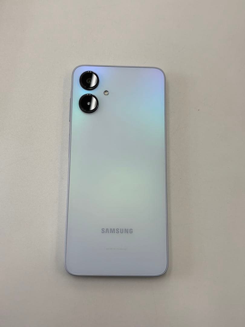 Galaxy A25 ライトブルー　透明のケース付き