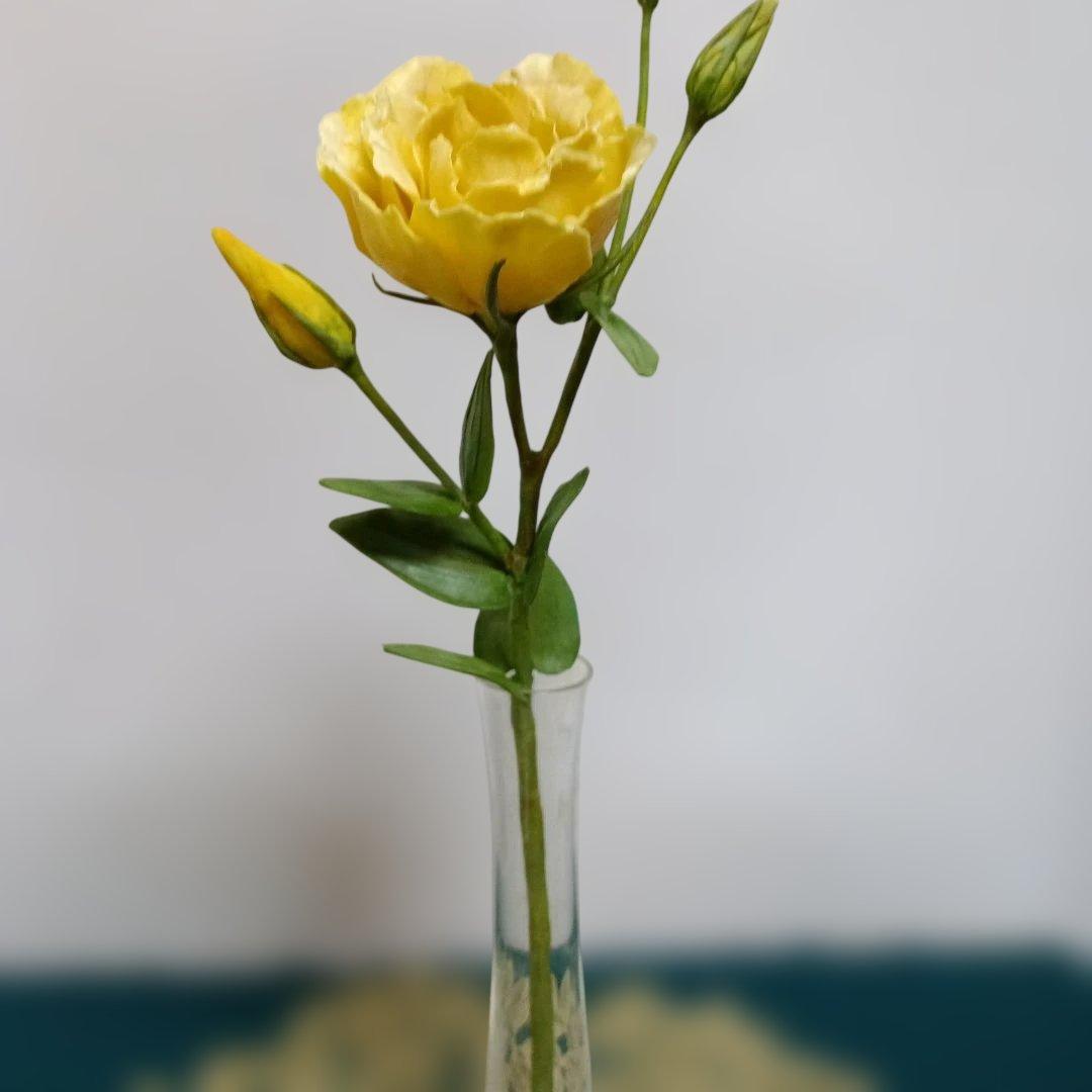 専用　トルコ桔梗　薔薇とオーニソガラム　アレンジメント　クレイフラワー