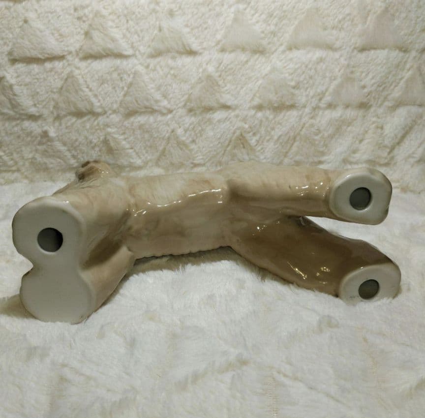 アフガンハウンド　置物　陶磁器製