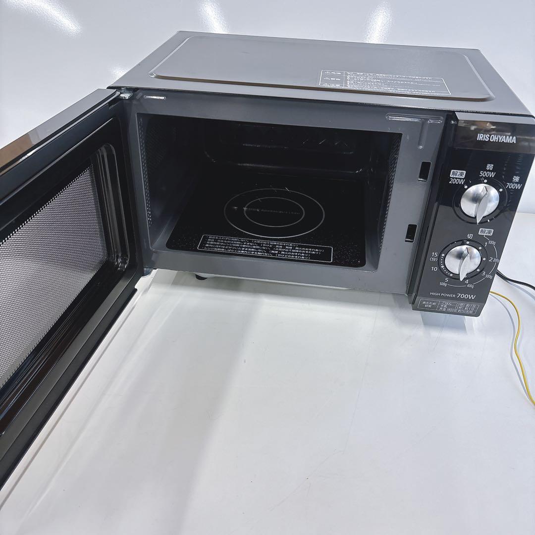 ⑤50Hz東日本専用 ハイパワー簡単シンプル フラット電子レンジ 黒色