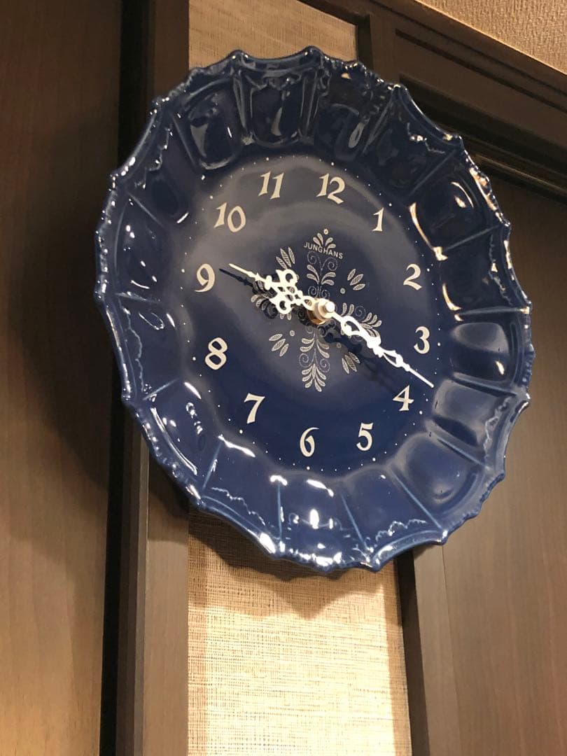 JUNGHANS ユンハンス　ドイツ　置き時計　掛け時計　皿　ビンテージ　陶磁器