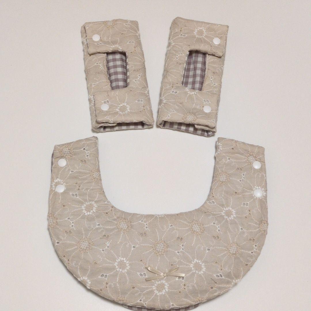 抱っこ紐カバー　ハンドメイド　よだれカバー　サッキングパッド　ヌビ　イブル