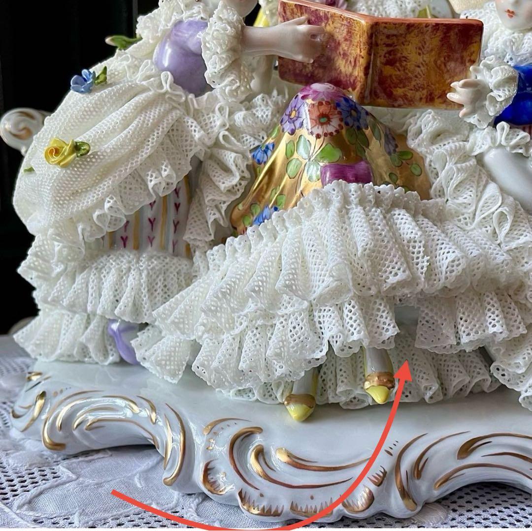 【ご確認】ドレスデン　レースドール　フォルクシュテット釜