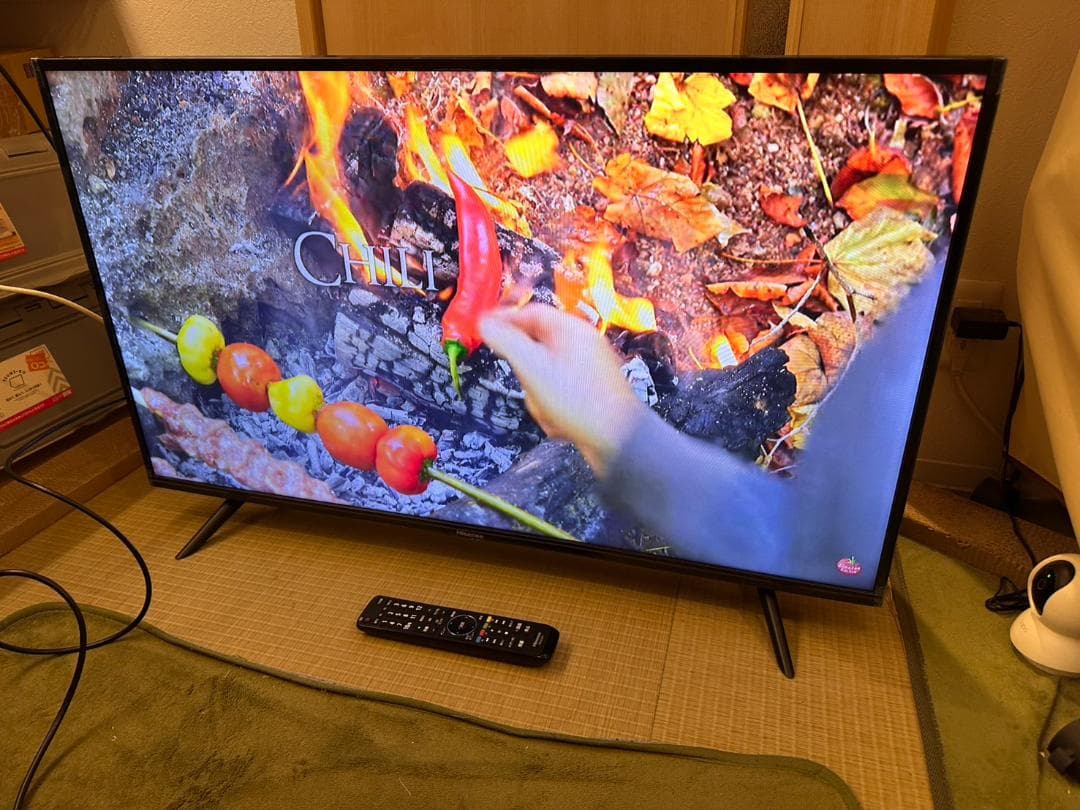 ハイセンス hisense 40型　テレビ 40H38E　2019年製　極美品！