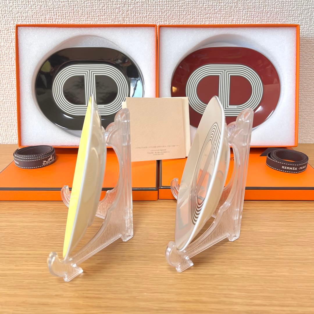 【廃盤 4色セット 新品】エルメス　ラリー　オーバルプレートミニ　15cm