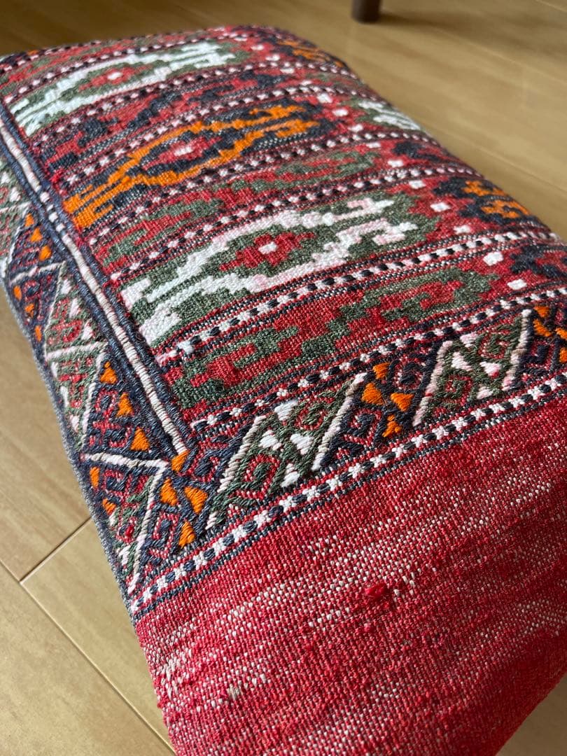 クッションカバー　セミアンティーク 47x30cm
