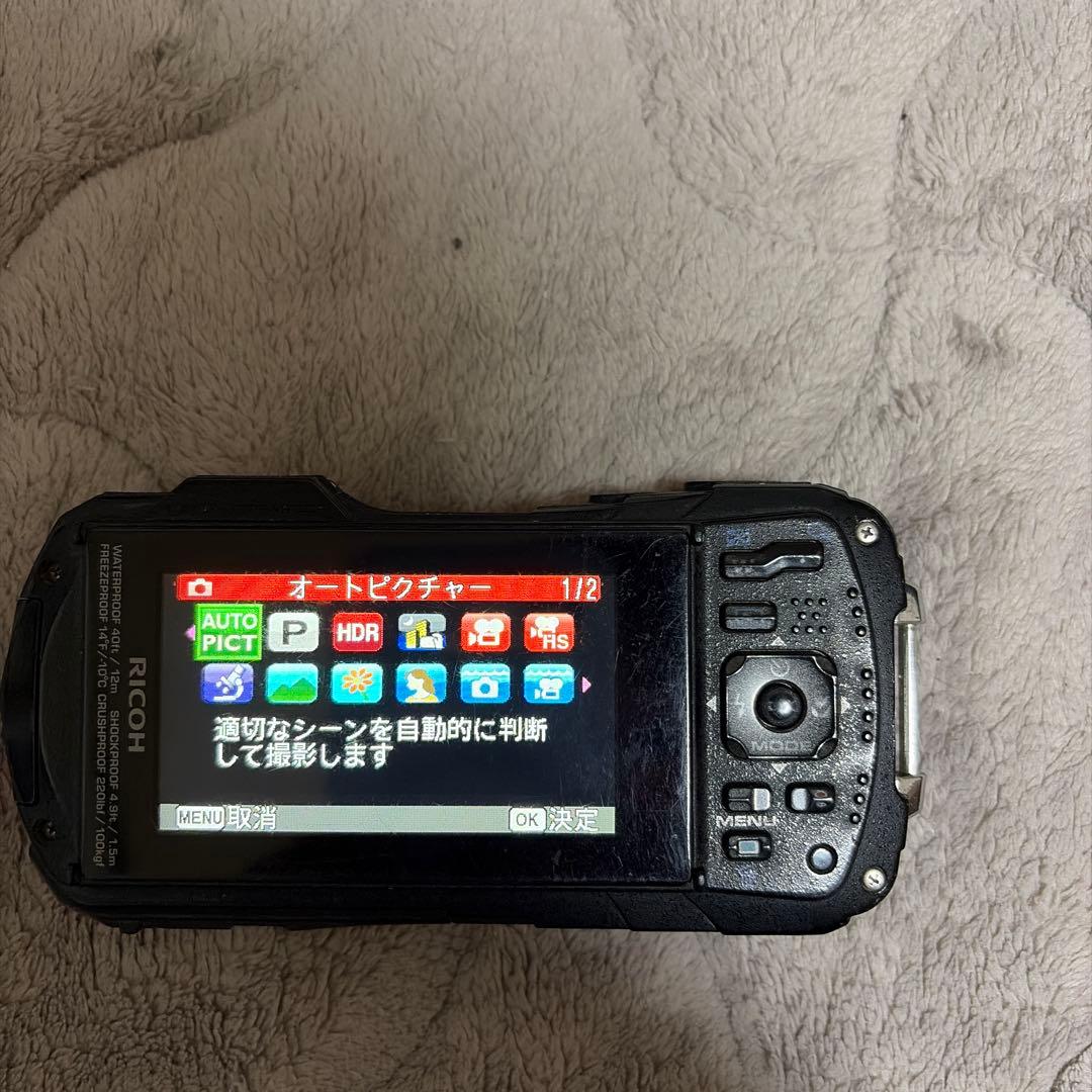 リコー RICOH WG-30 防水デジタルカメラ　レッド