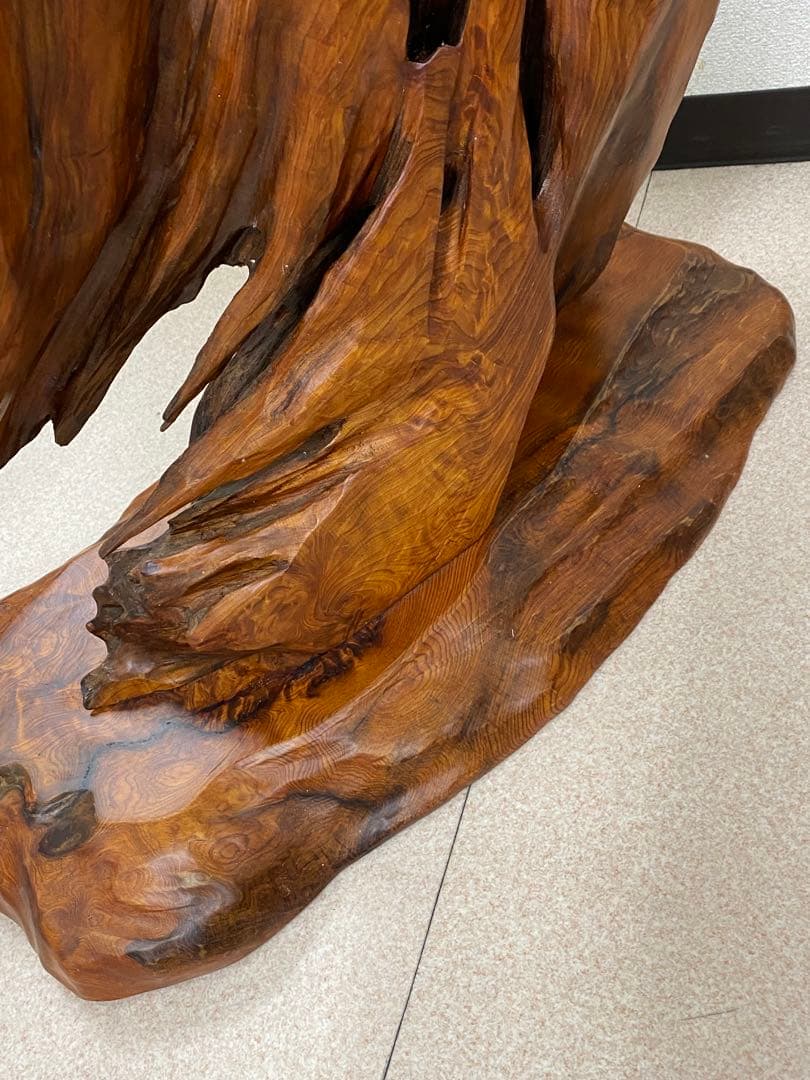 3-2799 屋久杉？置物・飾り（高さ約90cm・約11kg）