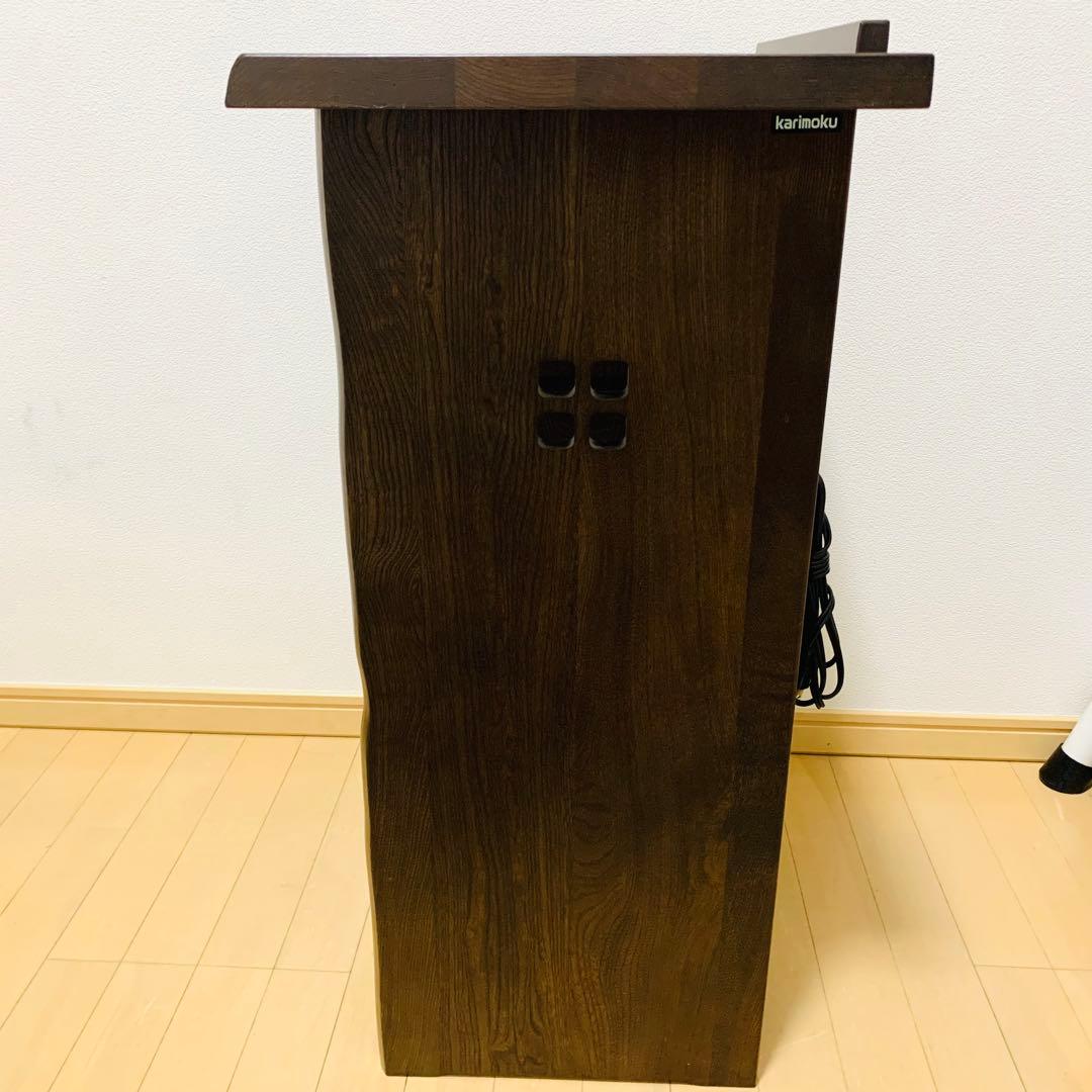 カリモク レンジ台 100V 電源 2口 カリモク家具 送料込み