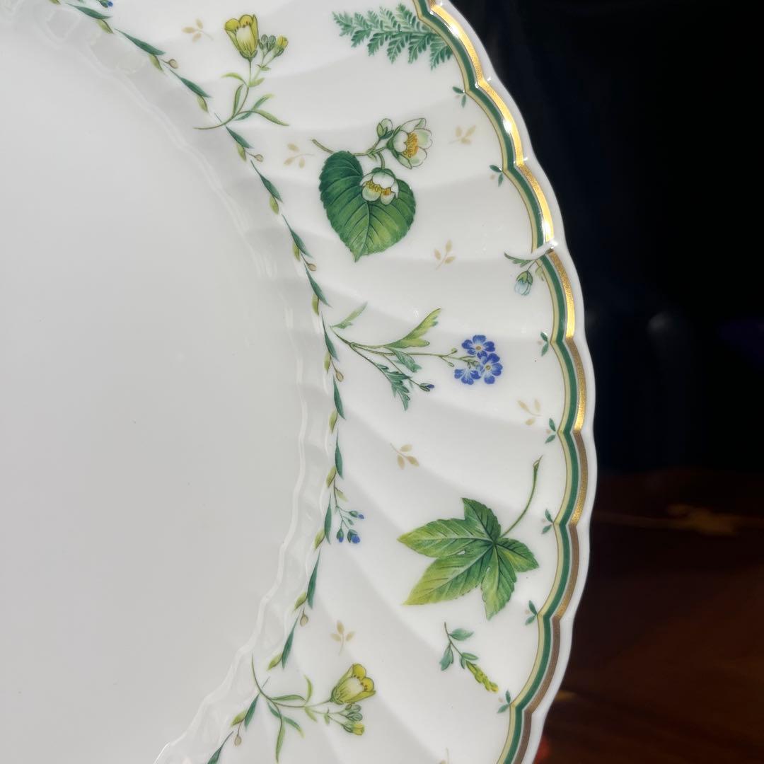 NARUMI ナルミ プロフュージョン 植物柄 カップ&ソーサー 5客プレート付