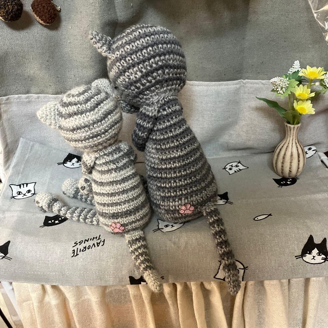 あみぐるみ　ねこ　チーママ様　御一行