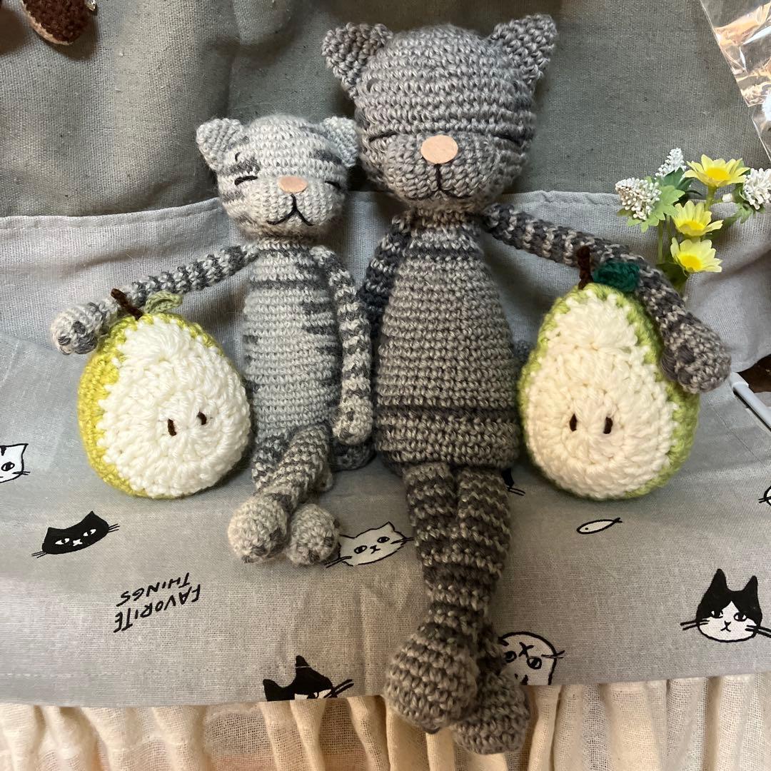 あみぐるみ　ねこ　チーママ様　御一行