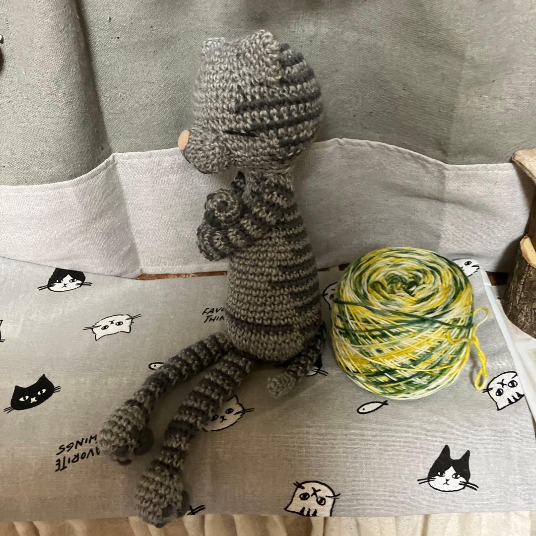 あみぐるみ　ねこ　チーママ様　御一行