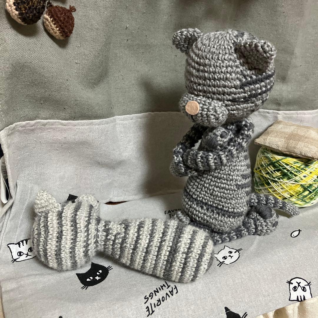 あみぐるみ　ねこ　チーママ様　御一行