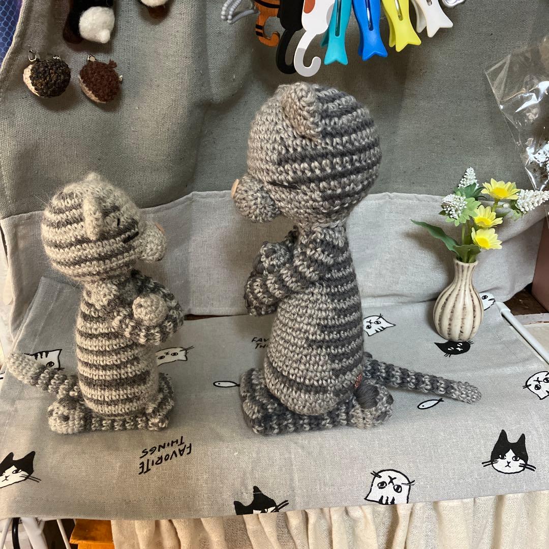 あみぐるみ　ねこ　チーママ様　御一行