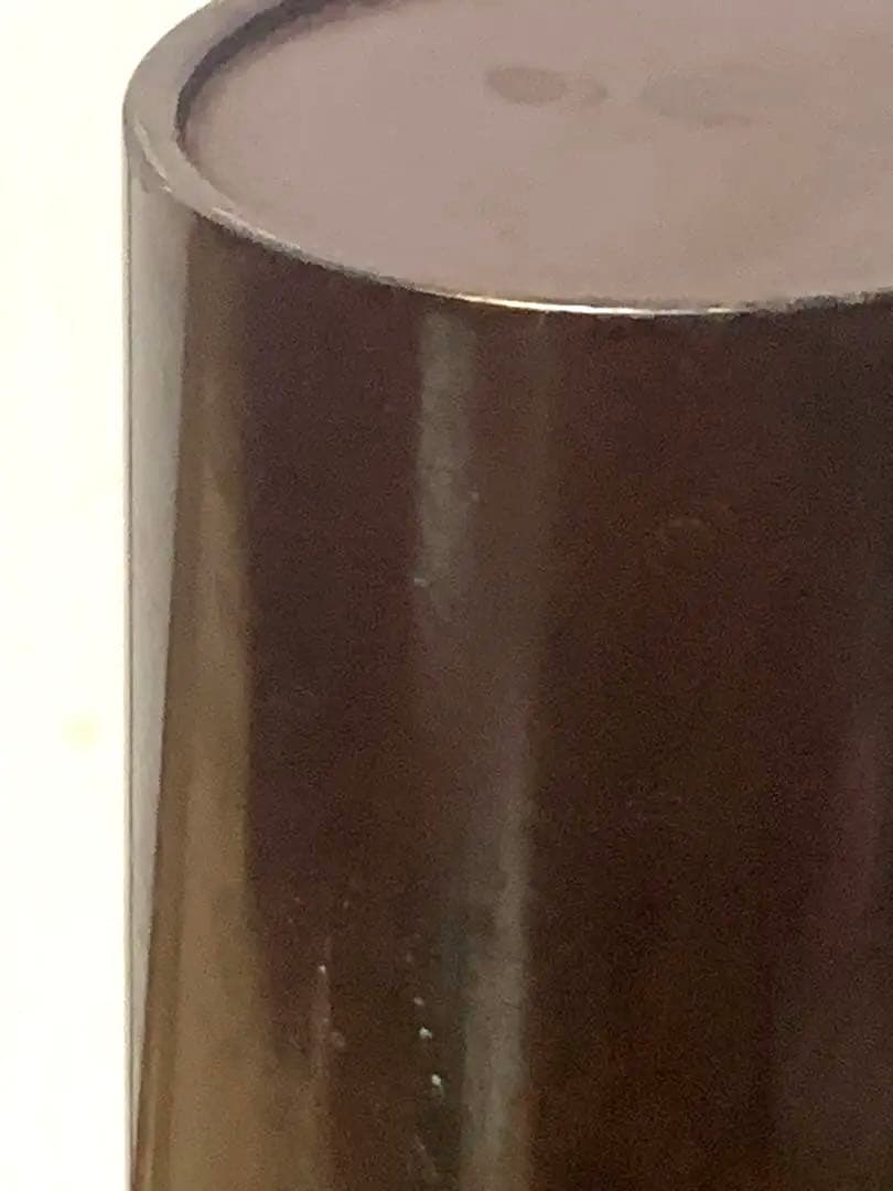 銅製 花器 池坊 花入 生花 ダークブラウン コーン型花瓶