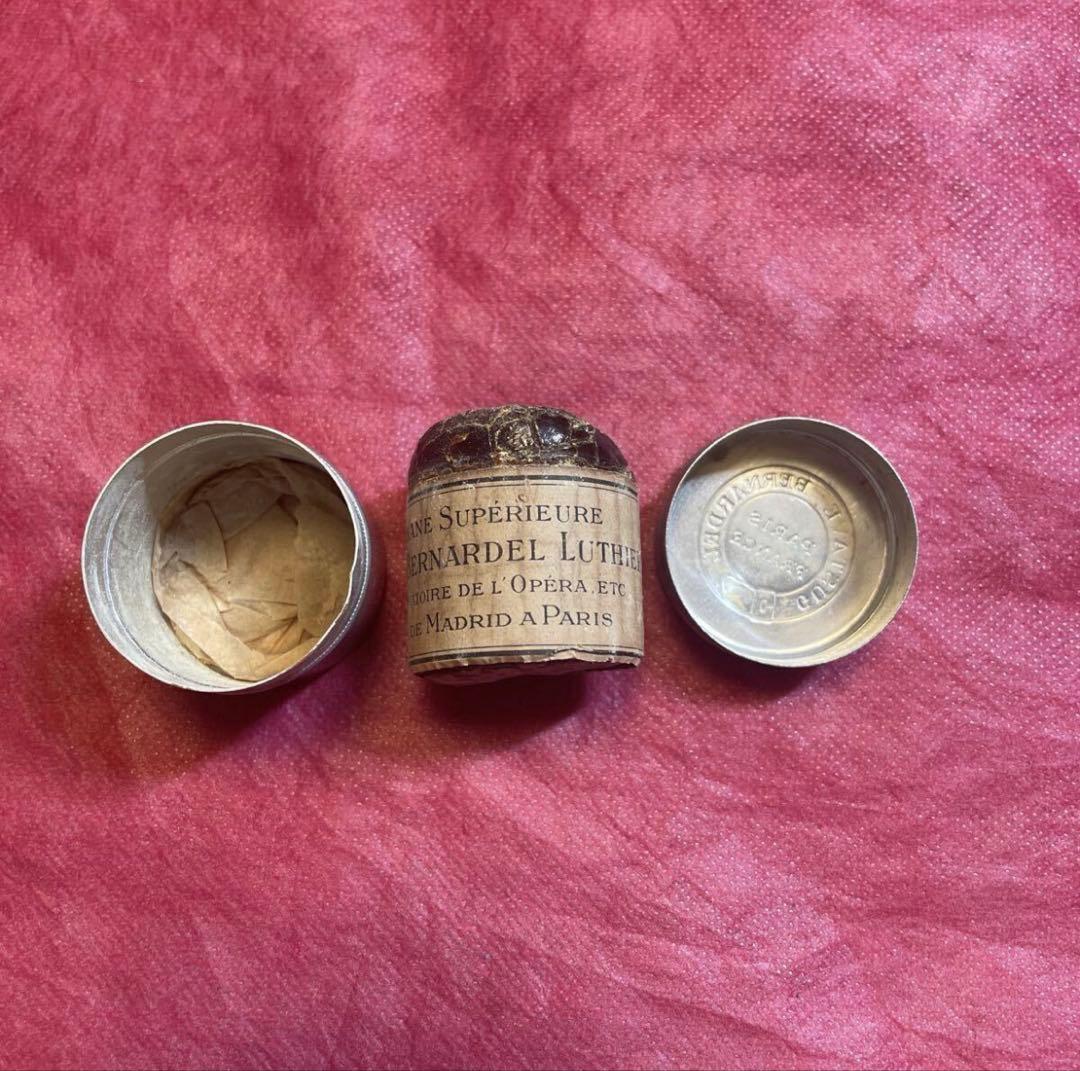GUSTAVE BERNARDEL PARIS バイオリン 松脂 缶ベル