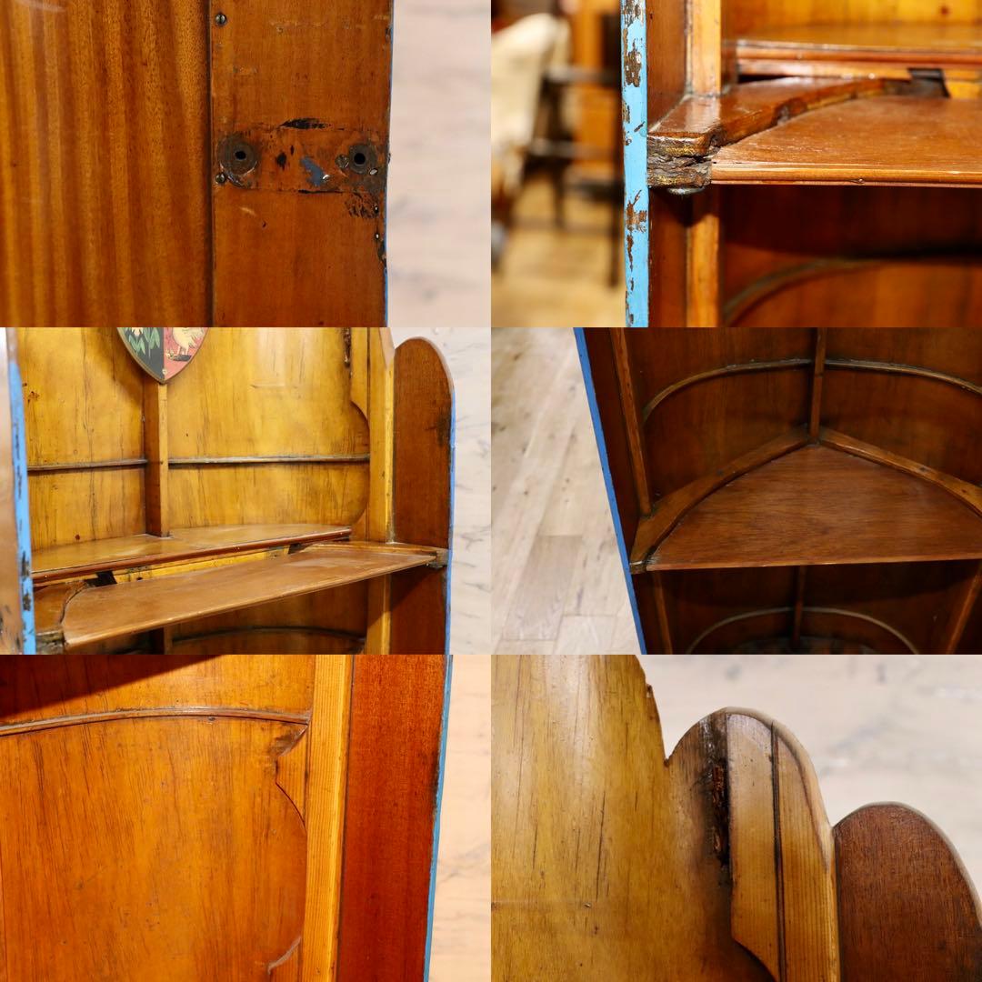 GMFH402○西洋 英国 イギリス アンティーク オブジェ ラック ボート