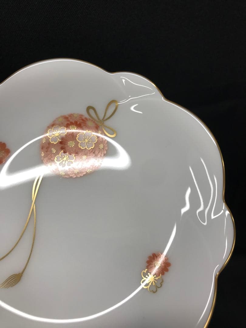 【美品】大倉陶園　花鞠　小皿　中皿　7P