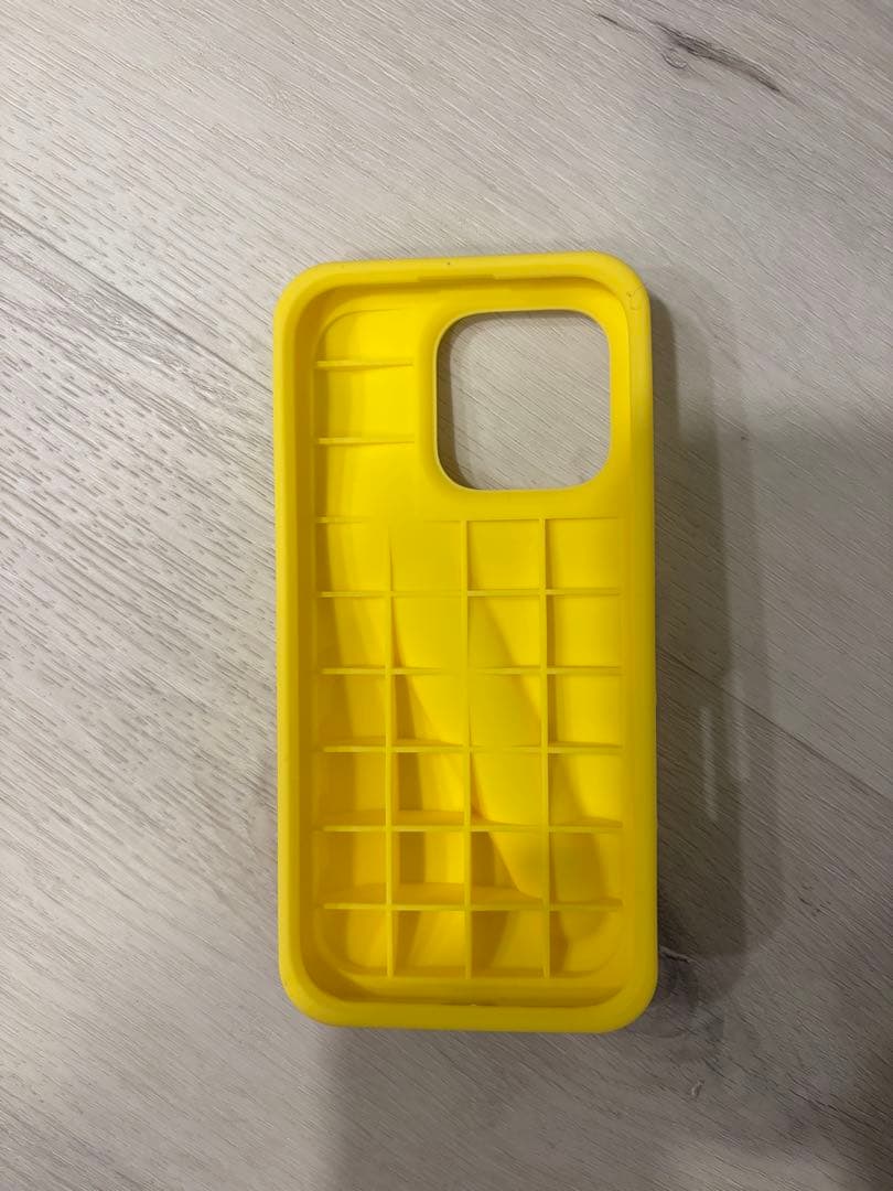 Rhode イエロー iPhoneケース リップ付き