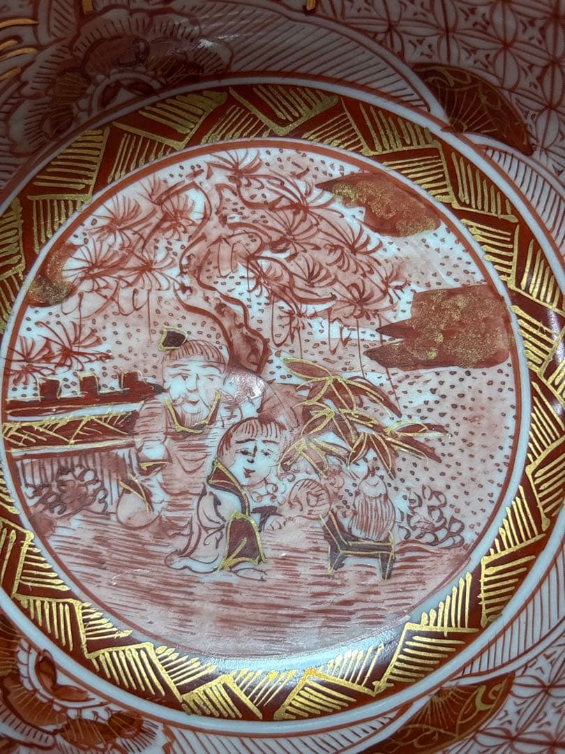 置物　赤絵鉢 器　皿　盃洗　酒器