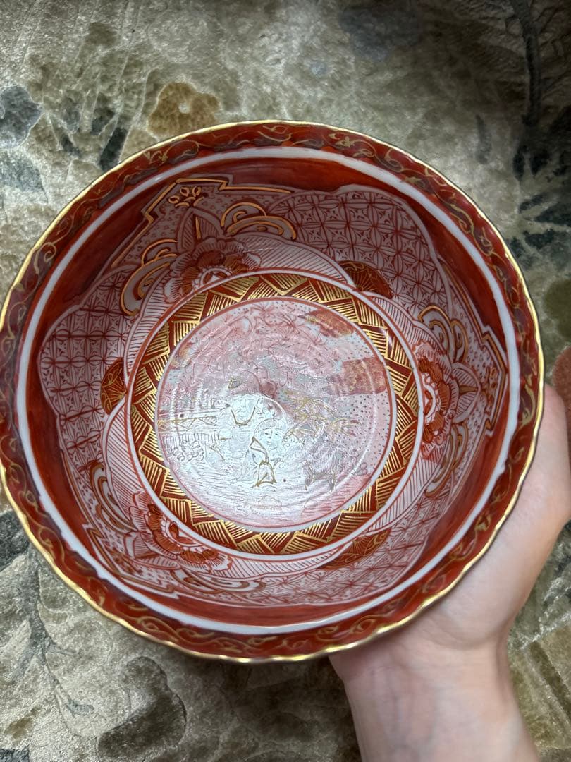 置物　赤絵鉢 器　皿　盃洗　酒器