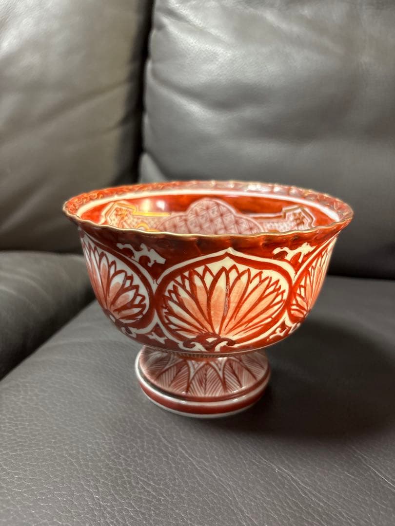 置物　赤絵鉢 器　皿　盃洗　酒器