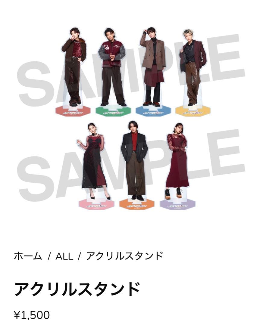 GENIC 増子敦貴　フェイスタオル・アクリルスタンド・Tシャツ　セット