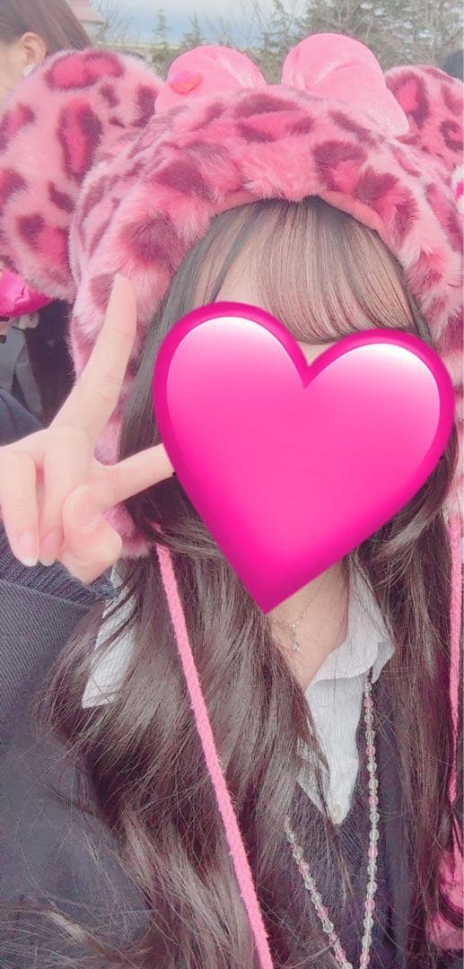 ディズニー　旧ヒョウ柄ファンキャップ　手袋付き