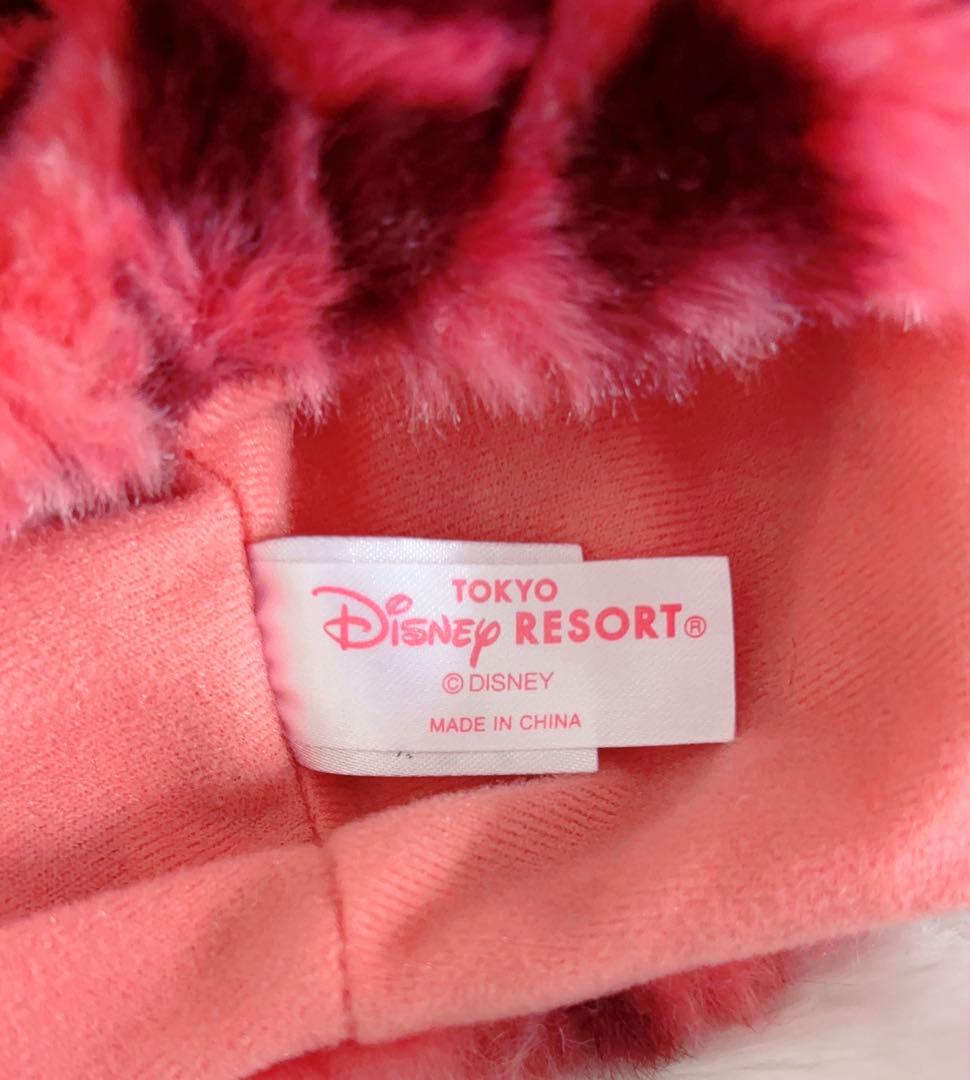 ディズニー　旧ヒョウ柄ファンキャップ　手袋付き