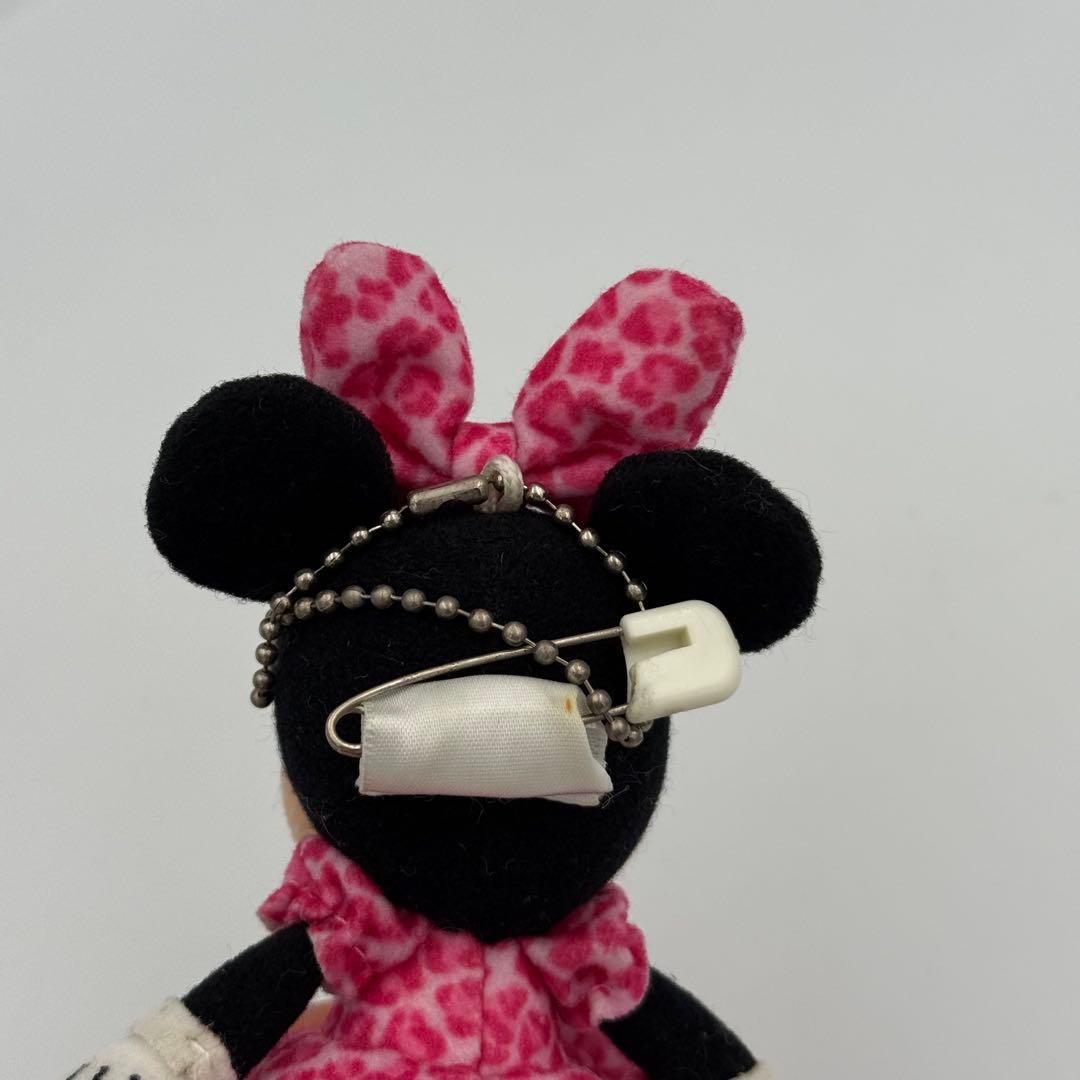 ✨希少✨当時物✨ レオパード ミニー マスコット ぬいぐるみバッジ