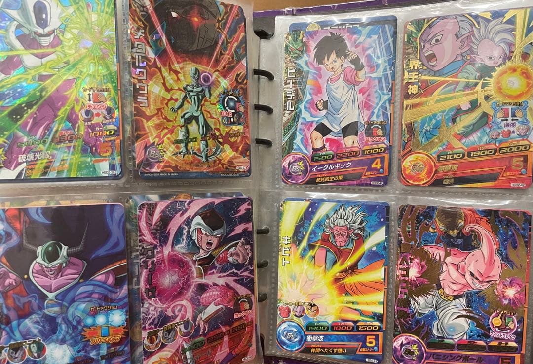 スーパードラゴンボールカードHGD2-CP1.2.4.6.7.8(5枚)計55枚