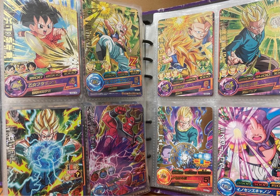スーパードラゴンボールカードHGD2-CP1.2.4.6.7.8(5枚)計55枚